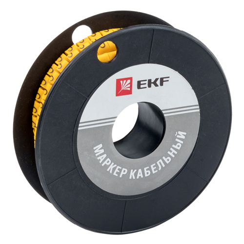 EKF Маркер кабельный 2.5кв.мм C  (1000ед)  (ЕС-1) (plc-KM-2.5-C)