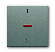 ABB SOLO/FUTURE Клавиша с маркировкой для выключателей 2п/3п метеор/серый металлик (1751-0-3017)