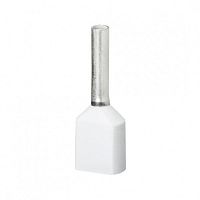 ABB Наконечник кабельный нейлоновая изоляция втулочный двойной 2x0.5мм длина 8мм  (1000шт)  (NC2-0508CD)  (7TCA301140R0055)