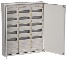 IEK TITAN 5 Корпус металлический ЩРн-216 (3х72) 960х830х140мм IP31 серый (две двери)  (TI5-50-N-3X072-31-7035)