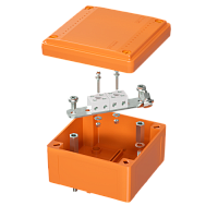 DKC Коробка пластиковая FS с гладкими стенками и клеммниками  IP56 100х100х50мм  4р  450V 6A  4мм.кв (FSB10404)