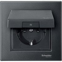 SCHNEIDER ELECTRIC M-Plan Рамка 1 пост антрацит (MTN486114)