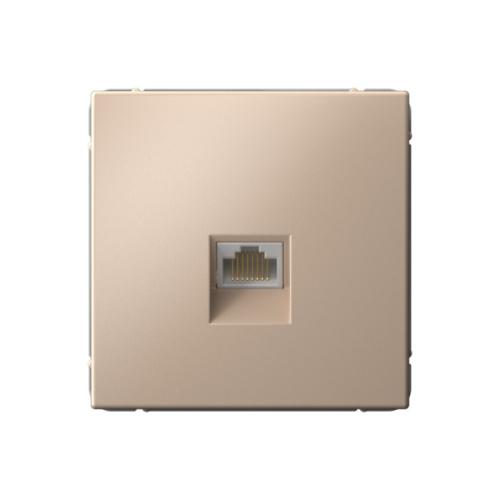 Systeme Electric ARTGALLERY Розетка компьютерная RJ45, кат. 6A, механизм, песочный (GAL001286)