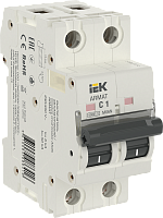 IEK ARMAT Выключатель автоматический двухполюсный C 1А M06N (AR-M06N-2-C001)