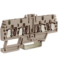 DKC Зажим проходной HMM.2/2+2GR 2 ввод/2 вывода 2.5 кв.мм серый QUADRO (ZHM520GR)