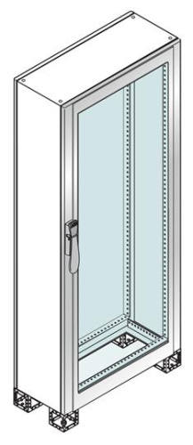 ABB Дверь со стеклом 1800х600 нержавеющая сталь (TT1806X)