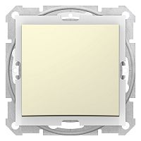 SCHNEIDER ELECTRIC Sedna Переключатель одноклавишный IP44 в рамку бежевый сх.6 (SDN0400547)