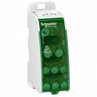 SCHNEIDER ELECTRIC Блок распределительный винтовой 1п 125А 10 отверстий (LGY112510)