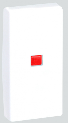 SIMON Connect Клавиша узкая с индикатором для выключателя К302 225х45мм белый (K115-9)