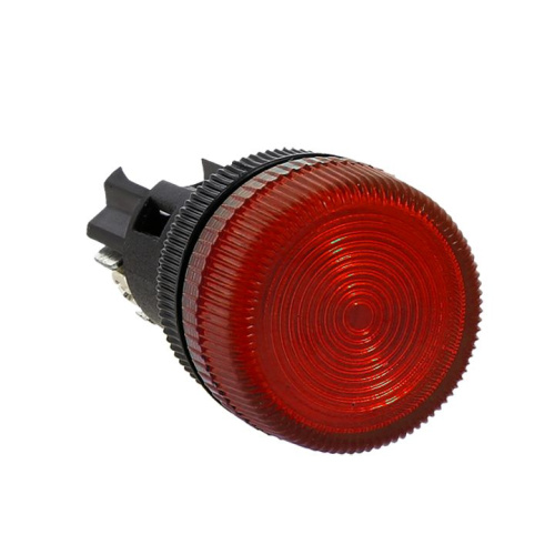 EKF Лампа ENS-22 красная с подсветкой 380В (la-ens-r-380) фото 2