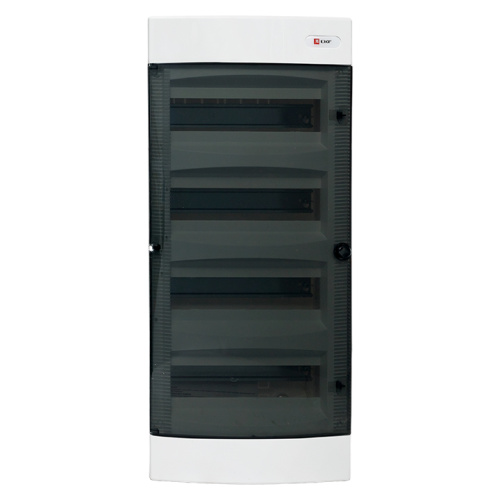 EKF Щит распределительный навесной Unix прозрачная дверь 4х12 (48) модулей 653x287x112 IP40 (ux-4x12-n) фото 3