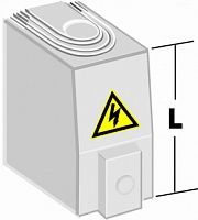ABB Клеммная крышка OSS160T1 длинная серая 1компл - 3шт. (1SCA022502R8830)