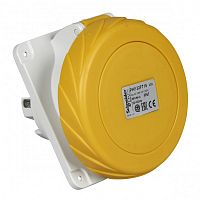 SCHNEIDER ELECTRIC ПАНЕЛЬНАЯ РОЗЕТКА УГЛ ВИНТ 32А 3P-N-E 100-130 IP67 (PKF32F715)