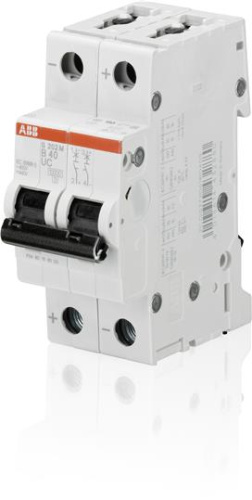ABB Выключатель автоматический двухполюсный S202M B13UC  (S202M-B13UC)  (2CDS272061R0135)