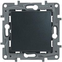 LEGRAND ETIKA Переключатель промежуточный винтовые клеммы  10 AX 250 В антрацит (672609 )