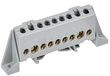 IEK TEKFOR Шина L фаза в комбинированном DIN-изоляторе Стойка 8х12-9-Ср  (TF-NN20-09-DP-K03)