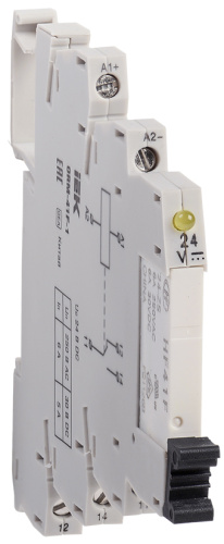 IEK Интерфейсное реле ORM 1. 1NO+1NC. 12/24В DC (ORM-41F-1)