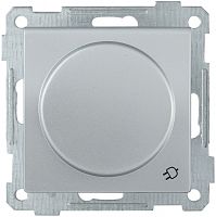 IEK РС16-1-0-Б Розетка с заземляющим контактом с защитной шторкой и крышкой 16А BOLERO серебрянная IEK  (ERB16-K23-16)