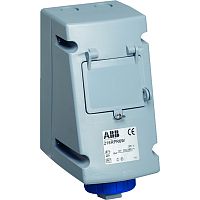 ABB Разъем 16A 2P+E бокс IP67 с ДИНрейкой (2CMA168324R1000)