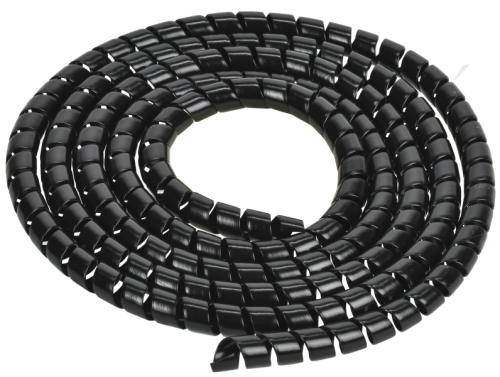 IEK Спираль монтажная СП-12 черная (2м/упак)  (USWB1-12-02-K02)