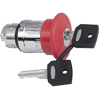 SCHNEIDER ELECTRIC Кнопка аварийного останова 22мм красная (ZB4BS944)