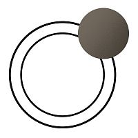 LEGRAND Панель лицевая MyHome SCS центрального блока управления термоконтролем графит (67944 )