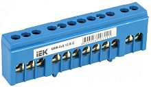 IEK Шина N ноль корпусный изолятор на DIN-рейку ШНИ-6х9-12-К-С (YNN10-69-12KD-K07)