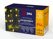 ЭРА ENOB-2B  Гирлянда LED Бахрома 2м*1м теплый свет, 24V,  IP44  (80/960) необходим трансформатор (Б0041907)