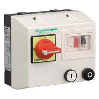 SCHNEIDER ELECTRIC Пускатель магнитный 6А ~220В IP65 кнопки пуск/стоп GV2-ME07 1.6-2.5А LG1K (LG1K065M707)