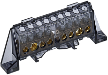 IEK TEKFOR Шина N ноль в комбинированном DIN-изоляторе Стойка 8х12-(4+4)-Ч  (TF-NN20-44-DP-K02)