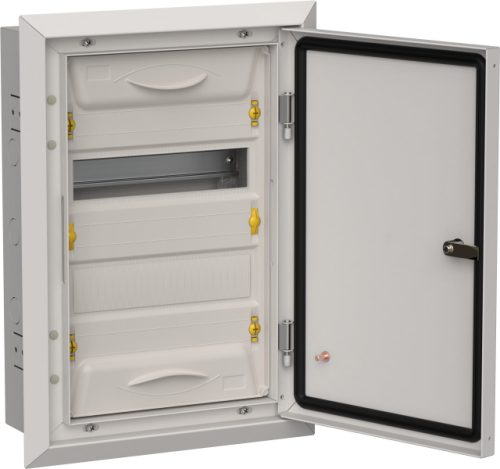 TITAN 5 Корпус металлический ЩРв-24 (1х24) 505х365х130мм IP31 серый (одна дверь) IEK TITAN 5 Корпус металлический ЩРв-24 (1х24) 505х365х130мм IP31 серый (одна дверь) IEK
