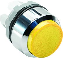 ABB Кнопка MP4-20Y желтая без подсветки выступающая (1SFA611103R2003)