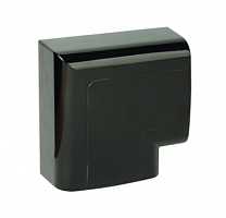 DKC Угол плоский 110х50мм черный (01003A)