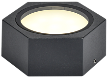 IEK LIGHTING Светильник уличный 5204 потолочный под лампу GX53 IP65 черный  (LT-UPU0-5204-GX53-1-K02)