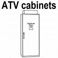 SCHNEIDER ELECTRIC Преобразователь частоты ATV71 400кВт 415В ЭМС в комплектном напольном шкафу (ATV71ES5C40N4)