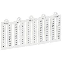 LEGRAND Viking Маркировка 5мм 21-30 вертикальная (039557 )