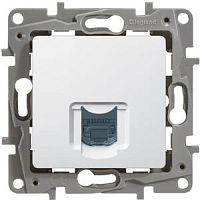 LEGRAND ETIKA Розетка компьютерная RJ45 категория 6 UTP белая (672253 )