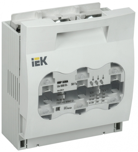 IEK Выключатель-разъединитель-предохранитель 630А (SRP-40-3-630)