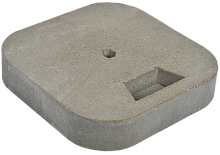 IEK Основание бетонное 400х400х50мм для мачты  (ZML10D-CB-08-400)