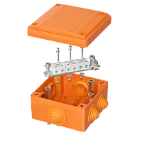 DKC Коробка пластиковая FS с кабельными вводами и     клеммниками IP55 100х100х50мм 6р 450V 6A 4мм кв. (FSB11604)