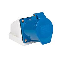 EKF Розетка кабельная 16А 2Р+Е IP44 на поверхность 220В (ps-113-16-220)