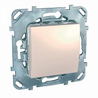 SCHNEIDER ELECTRIC UNICA Выключатель кнопочный в рамку бежевый (MGU5.206.25ZD)