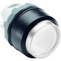ABB Кнопка MP3-11W белая выступающая  (только корпус) с подсветкой без фиксации (1SFA611102R1105)