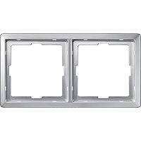 SCHNEIDER ELECTRIC Artec Рамка 2 поста алюминий (MTN481260)
