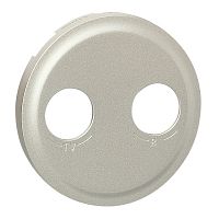 LEGRAND Celiane Панель лицевая для розетки телевизионной TV/FM титан (68583 )