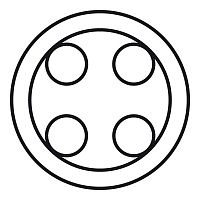 LEGRAND Celiane Лицевая панель двойной розетки Banana 2х067312 белая (068232 )