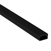 EKF Канал кабельный (40х25) (24 м) черный -Plast (kk-40-25b)
