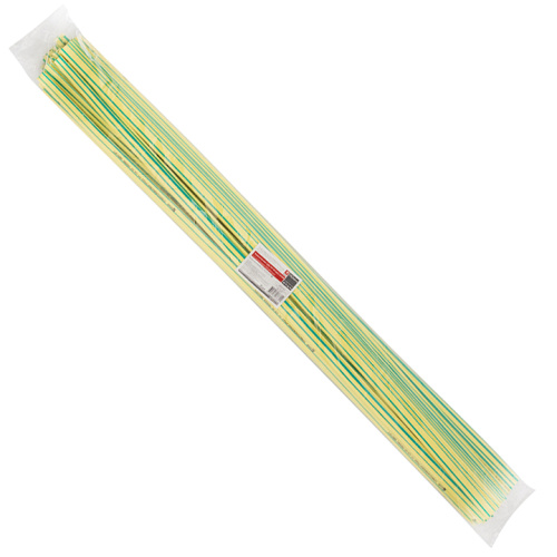 EKF Трубка термоусаживаемая ТУТ нг 10/5 желто-зеленая в отрезках по 1м  PROxima (tut-10-yg-1m) фото 2