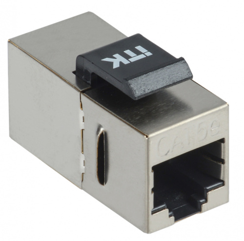 IEK Проходной адаптер кат. 5E FTP RJ45-RJ45 Keystone Jack (CS7-1C5EF) IEK Проходной адаптер кат. 5E FTP RJ45-RJ45 Keystone Jack (CS7-1C5EF)