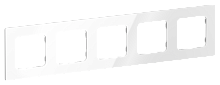 FLITE CLASSIC Рамка 5-местная  белый (FI-M52-32-20-K01)